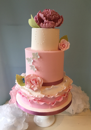 My finished wedding cake